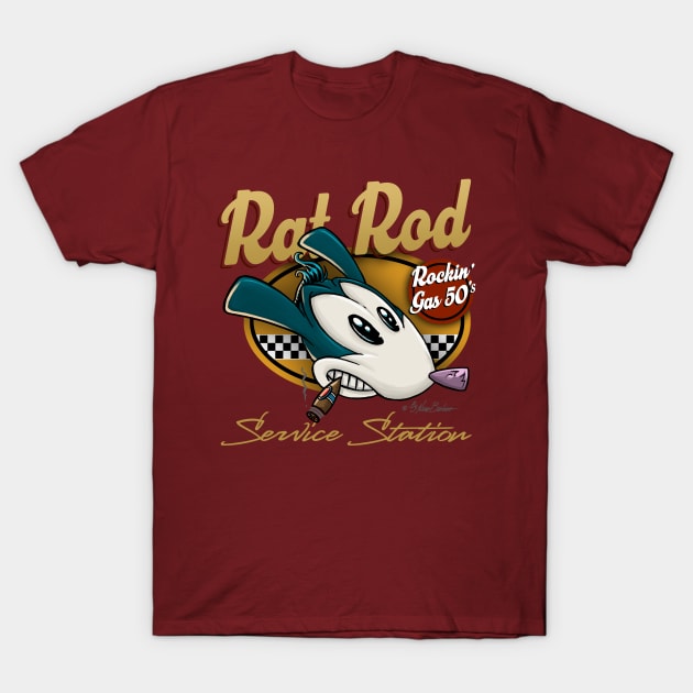 Rat Rod T-Shirt by nanobarbero